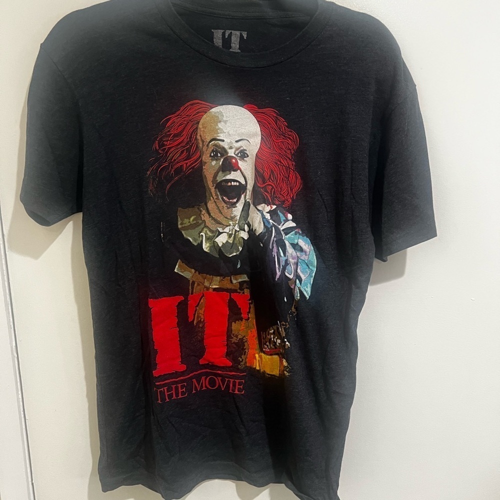 Grey IT Movie Graphic T-Shirt - Picture 4 of 5